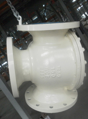 API 6D T Type Three Way Floating Ball Valves, 150 LB