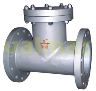 ASME B16.34 T Strainer, A351 CF8 Body, SS 316 Screen